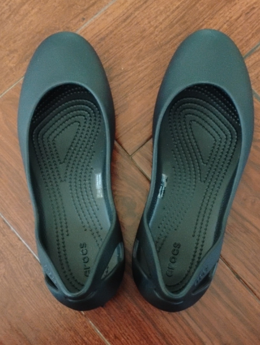 CROCS Women’s Black Slip-On Ballet Flat